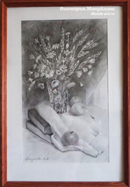 Натюрморт с ромашками