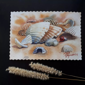 Открытка из серии "Дары моря"