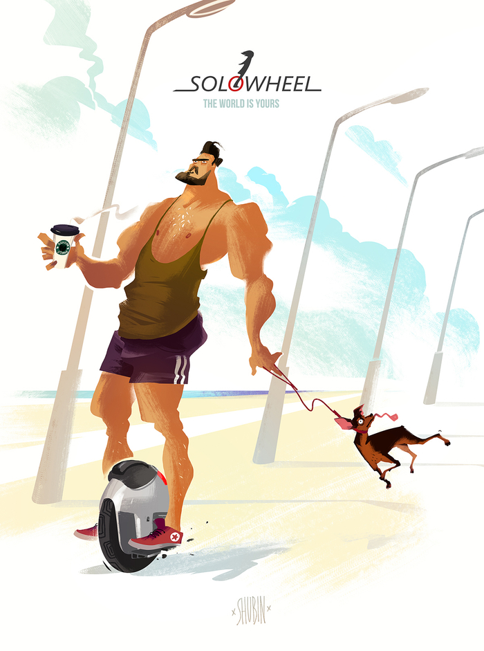 SOLOWHEEL adv. posters