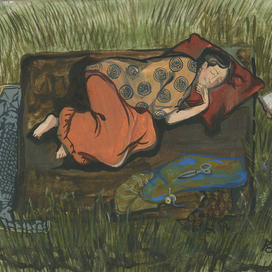 Мама уснула