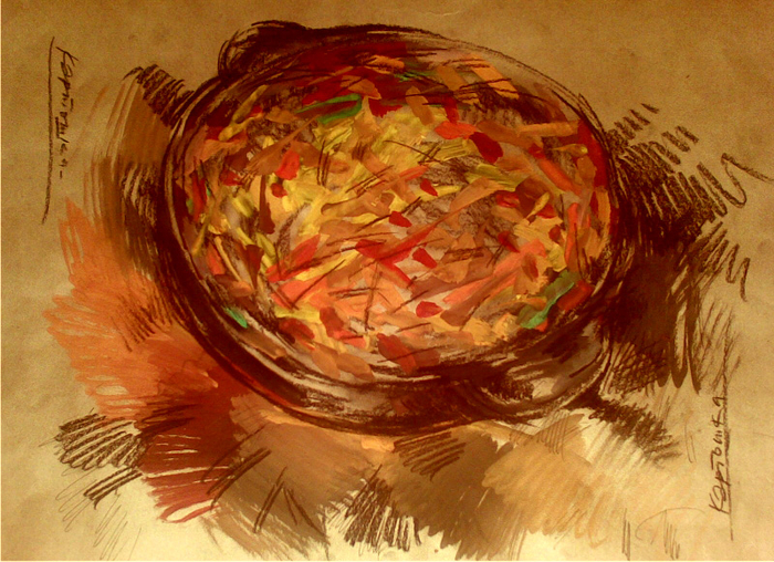 Картошка в натюрморте