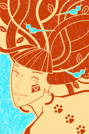 портрет пацифистки