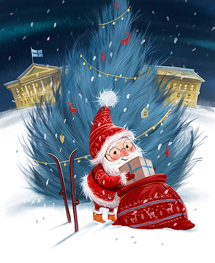 Новогодняя открытка