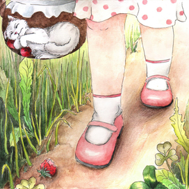 Кошка в корзинке-2