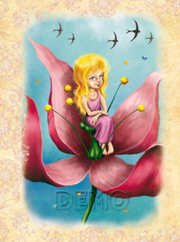 "дюймовочка" иллюстрация 3