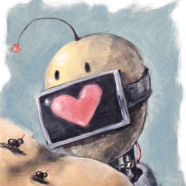 Этюд маслом "Муравьи"