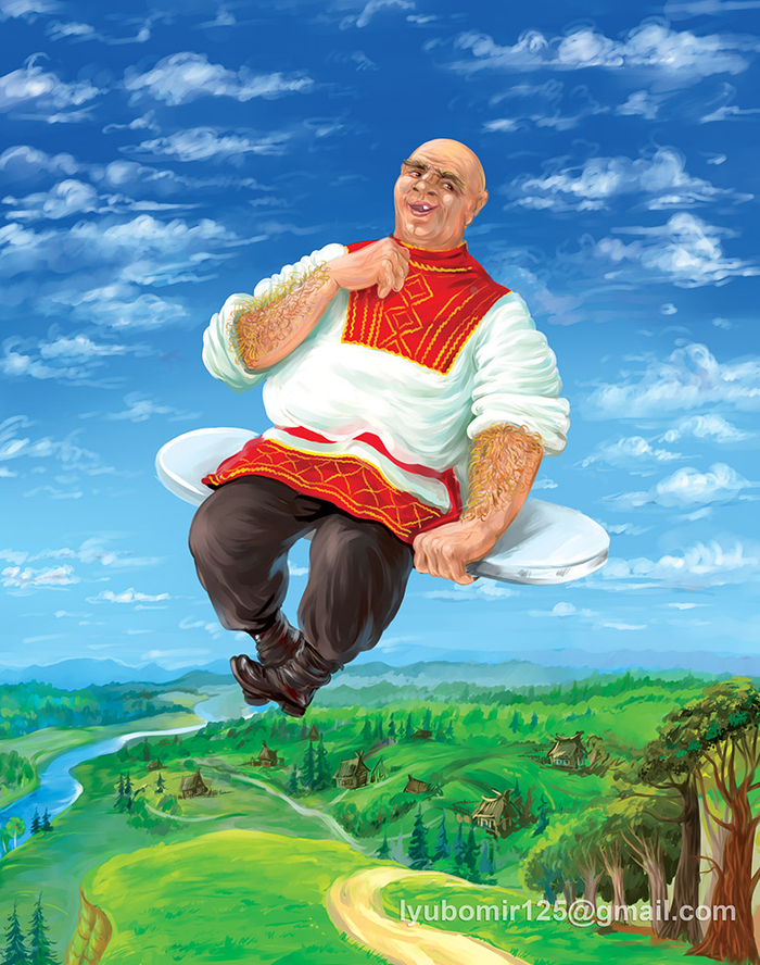 Иллюстрация к сказке Т. Эдел “ Приключения кота Батона”