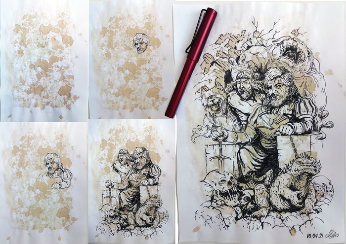 рис. из пятна..- Повелитель темных...