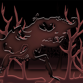 Монстр в лесу