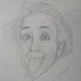 Портрет Эйнштейна 