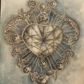 Старинная брошь (серия украшения)