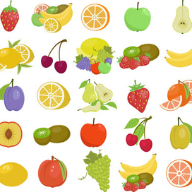 Фруктовый коллаж