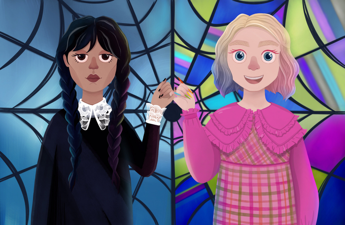 Фан-Арт по Уэнздей