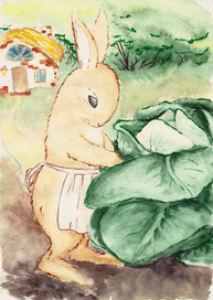 Зайчиха и капуста