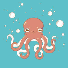 Осьминог баламутит воду