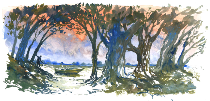 Иллюстрация к истории о Купале и Костроме