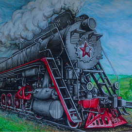 Грузовой паровоз ЛВ18