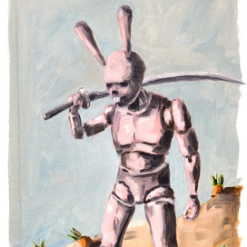 Этюд маслом "Урожай"