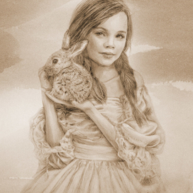 Эскиз главной героини сказки