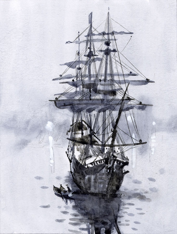 А. Грин "Алые паруса" иллюстрация