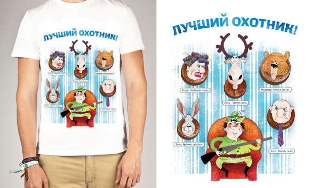 принт для футболки