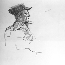 В электричке