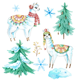 зимние ламы