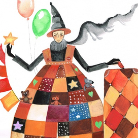 Эскиз костюма к спектаклю "Теремок"