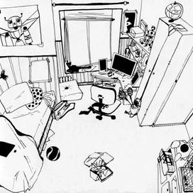 Комната  подростка.