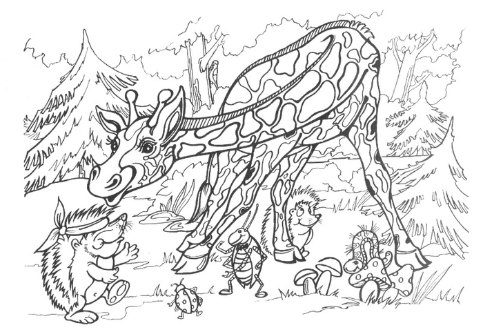 буквы Ж и Ё( раскраска)