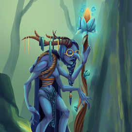 Хранительница леса - концепт арт