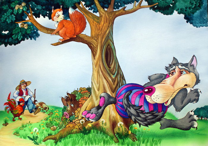 Как волк сапоги заказывал.