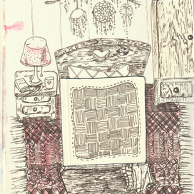 Спаленка в скетч буке