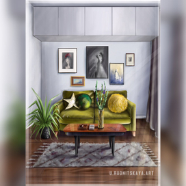 Скетч комнаты