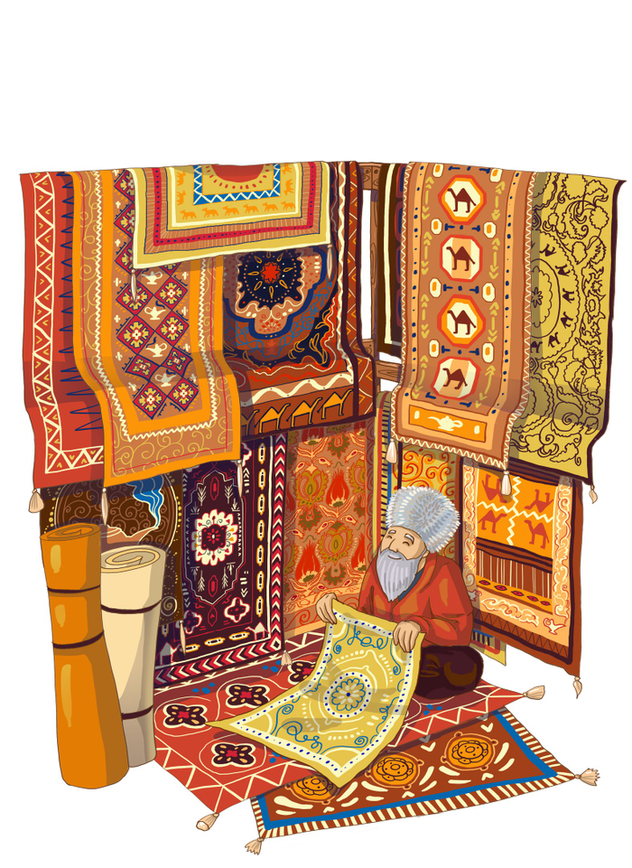 Продавец ковров