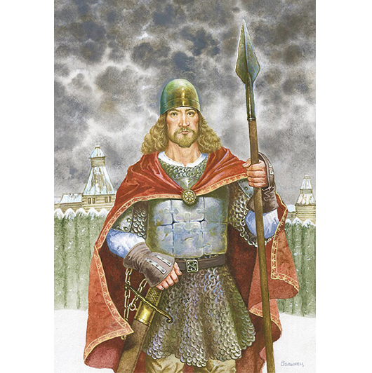 Иллюстрации к книге В.Чирвинского "Беларусь в войнах и событиях" Полоцкий князь Брячеслав Иванович