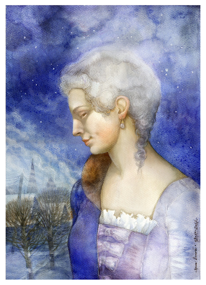 "Красные розы Казановы",  Henriette, иллюстрация.