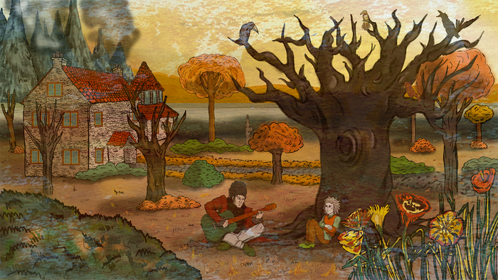 Иллюстрация к анимационному фильму "Wing"