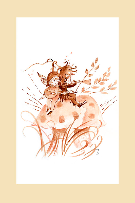 Вечер в лесу