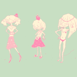 девушки настрое