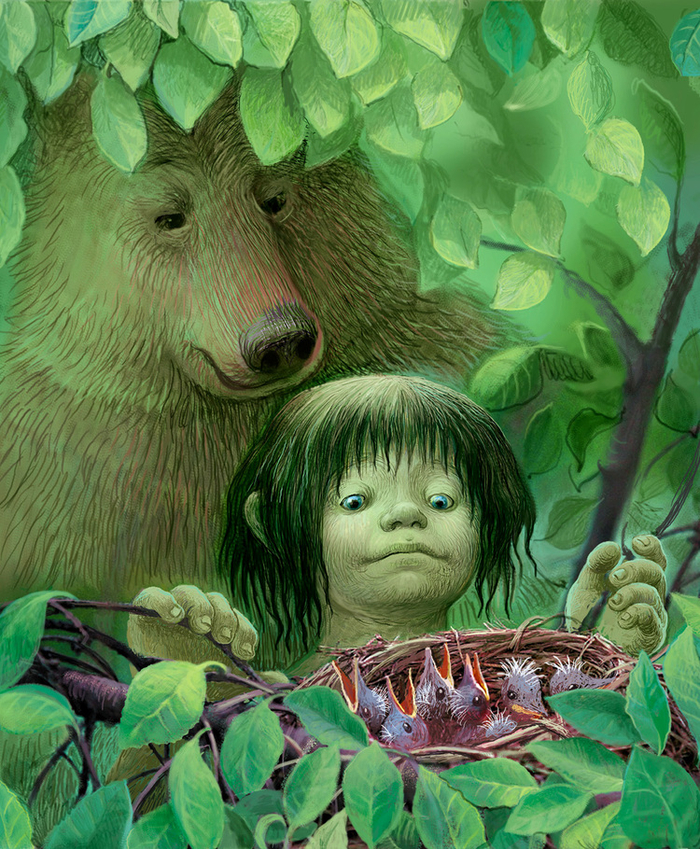 Рисунок на обложку детской повести-сказки.