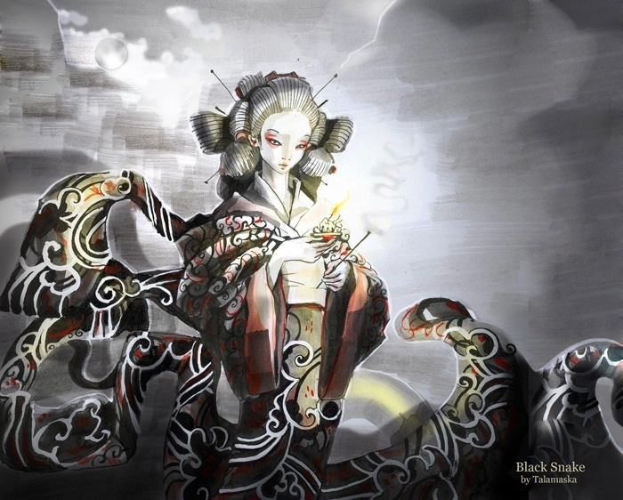 Черная змея