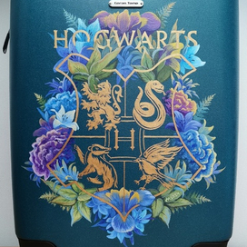 Гарри Поттер. Роспись чемодана