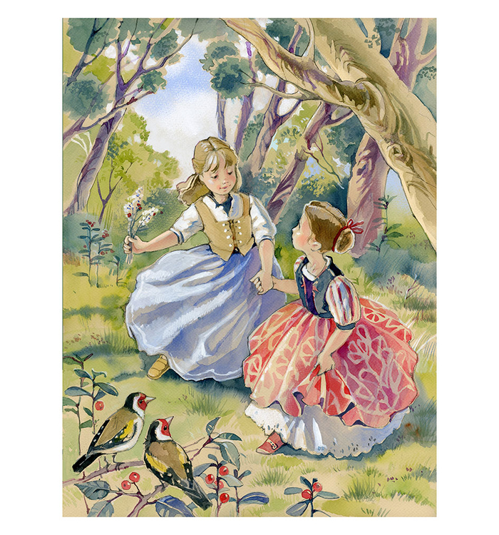 Братья Гримм, "Беляночка и Розочка"1