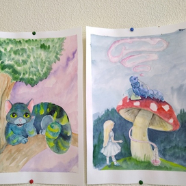 Алиса и Чеширский кот