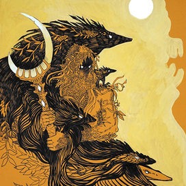 В жёлтом свете