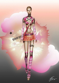 эскизы костюмов "Битва за рай"