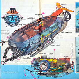 Глубоководный аппарат "Мир".
