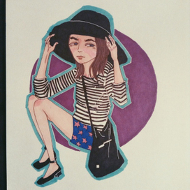 портрет Насти Гедич