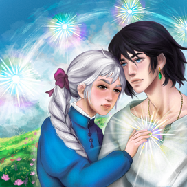 Ходячий замок Хаула - Хаул и Софи